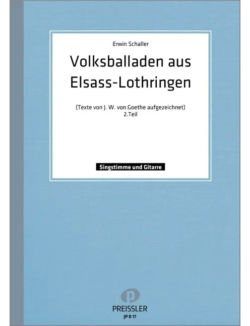 Volksballaden aus Elsaß-Lothringen, 2. Teil